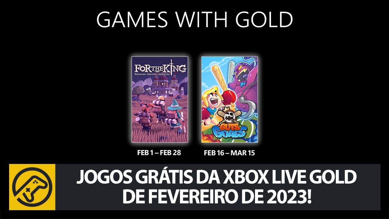 Jogos grátis do Xbox Games with Gold de fevereiro