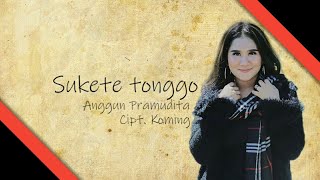 Anggun Pramudita - Sukete Tonggo Akustik (Official Lyric Video)