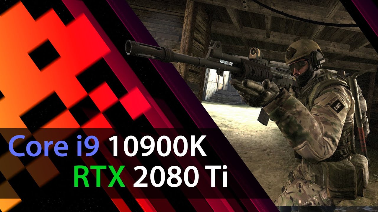 Core i9-10900K vs CSGO (RTX 2080 Ti) 1080p, 1440p, 2160p FPS Benchmark Test