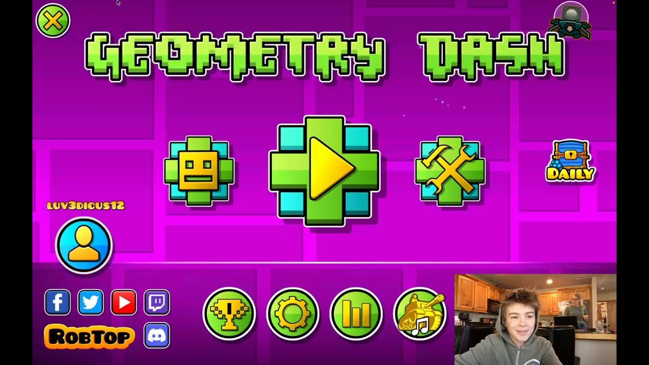 geometry dash stream - YouTube