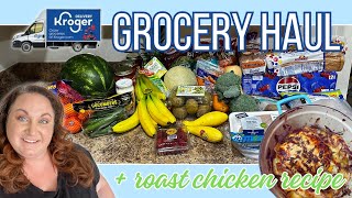 Kroger Grocery Haul + Roast Chicken Rubbed with Mayonnaise?