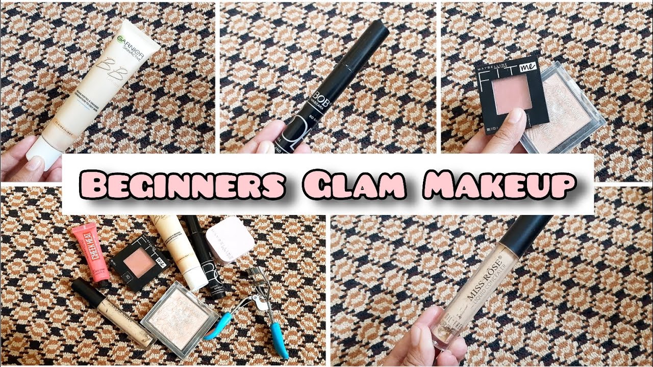 Beginners Glam Makeup|Step By Step Makeup With Tips - YouTube