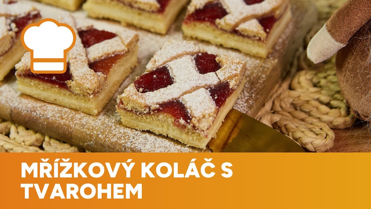 Připomeňte si mléčný bar a připravte si mřížkový koláč s tvarohem