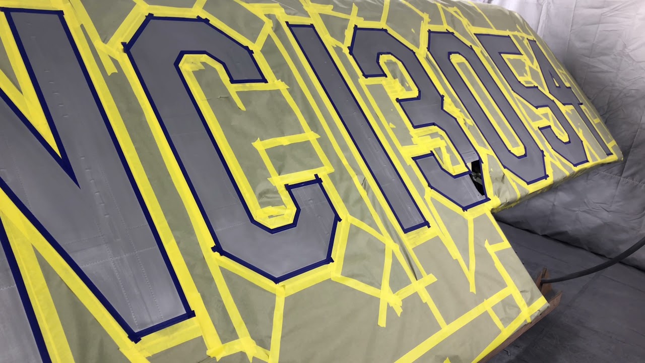 N number and stripes