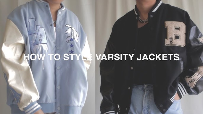 6 WAYS TO STYLE A VARSITY JACKET FOR SPRING 2022, TRANSITIONAL OUTFIT IDEAS