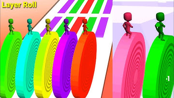 Layers Roll - All Levels Gameplay Android iOS New Update Walkthrough Videos @Tommaddy1156