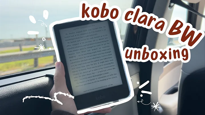 unboxing my first kobo clara BW ✨ 📦 🍮