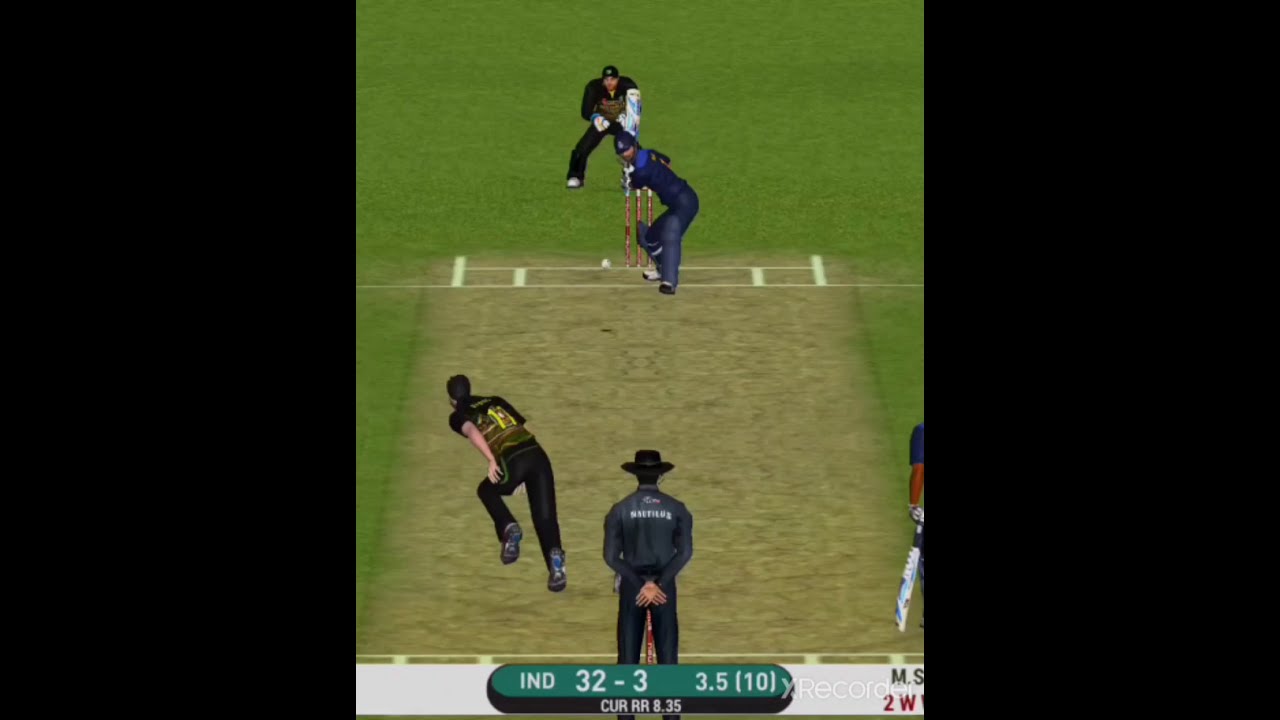 real cricket 19 Australia Vs India wcc3 run best shot 