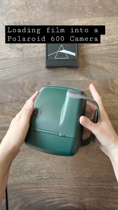 Loading Film into a Polaroid 600 Camera