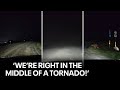 Texas tornado driver caught in storm in valley view texas