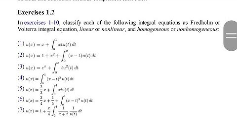 ||Definition of integral equation || Notes 1.1,1.2|| Abdul majid wazwaz|#integral #integralequation
