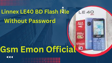 Linnex LE40 BD Flash File SC6531E Firmware 100% Tested without password