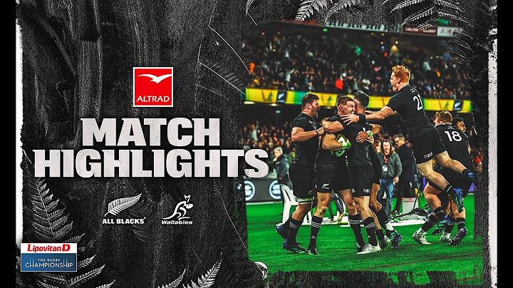 HIGHLIGHTS | All Blacks v Australia 2022 (Melbourne)