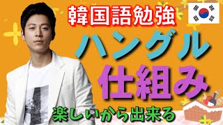 【韓国語講座】ハングルの仕組み!が誰でも分かるようになる韓国語基本【韓国語勉強】