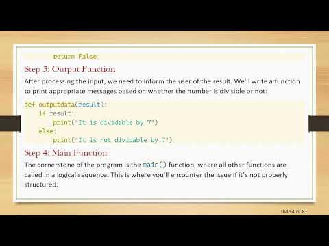 Check If a Number Is Divisible by 7 in Python