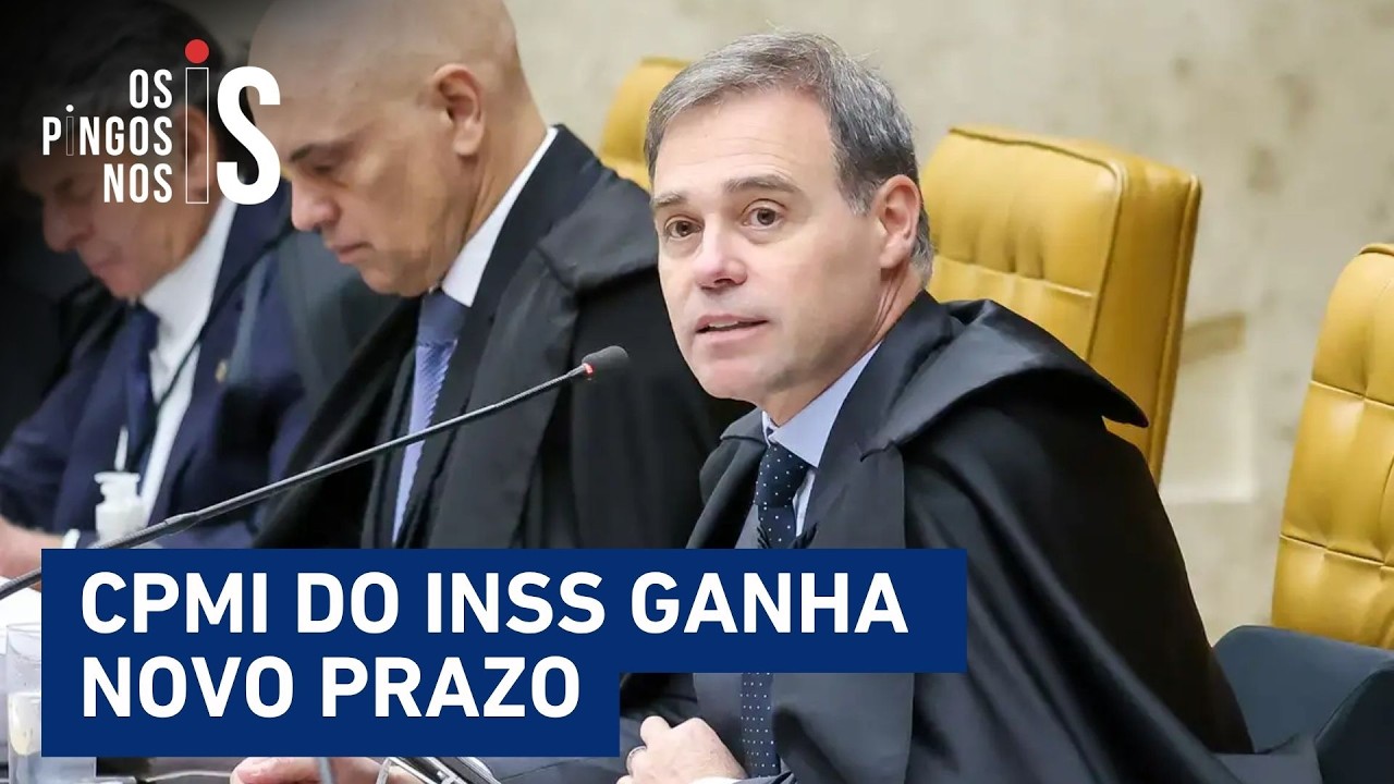 Mendonça prorroga CPMI do INSS por mais 120 dias - YouTube