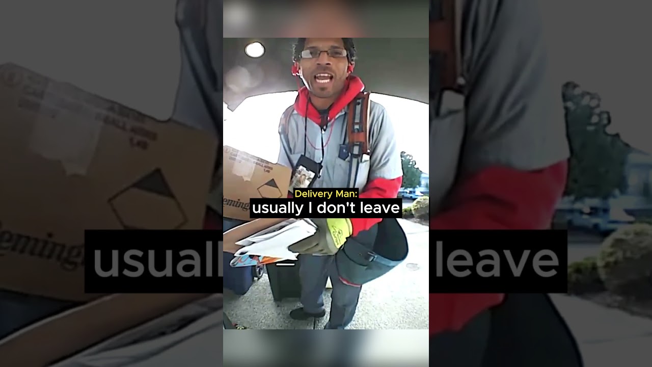 When a Delivery Driver Cares About Your Package…