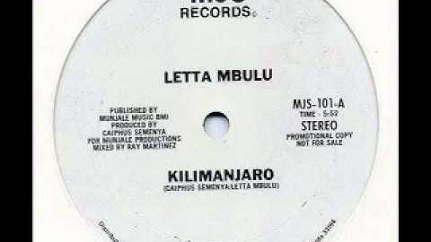 LETTA MBULU - Kilimanjaro (1981 12")