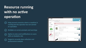 Seiki AIR WIP Booking & Monitoring - Resource running with no active operation