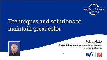 Techniques and solutions to maintain great color