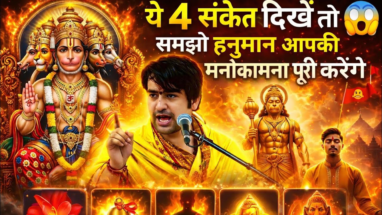 👉 अगर ये 4 चमत्कारी संकेत दिखें, तो समझ लो हनुमान जी आपकी मनोकामना पूरी करेंगे 😱🚩|| #viral