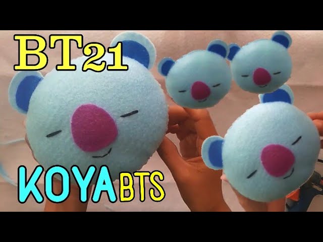 Diy 52 Cara Membuat Boneka Bt21 Bts Koya Dari Kain Flanel Boneka Flanel K Pop Youtube