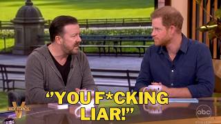 Ricky Gervais SHUTS DOWN Prince Harry LIVE On The View After Brutal Clash