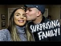 TELLING OUR FAMILY WE'RE PREGNANT! *SWEET REACTIONS*  | Casey Holmes Vlogs