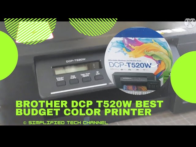 Brother DCP-T520W Wireless Inkjet Printer/Photocopier/Scanner DCPT520WYJ1