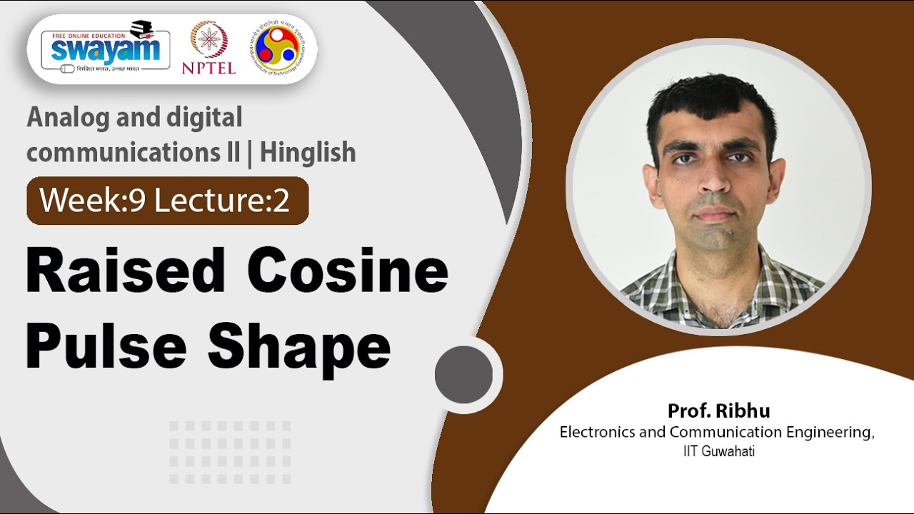 Lec 41: Raised Cosine Pulse Shape