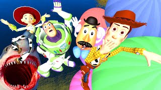 • Toy Story •  Animations and Ragdolls Woody & Buzz Lightyear (Mr.Potato Head / Jessie ) in Gmod |1|