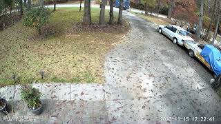 Amazon Prime delivery van hit and run property damage!  11/15/2023