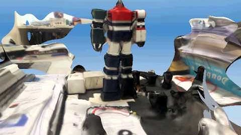 Photogrammetry 3d Scan of a Robot Model