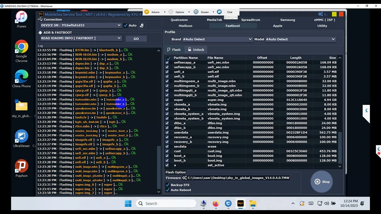 Redmi Note 12R  _ sky _China To Global Flash - Bootloader Unlock