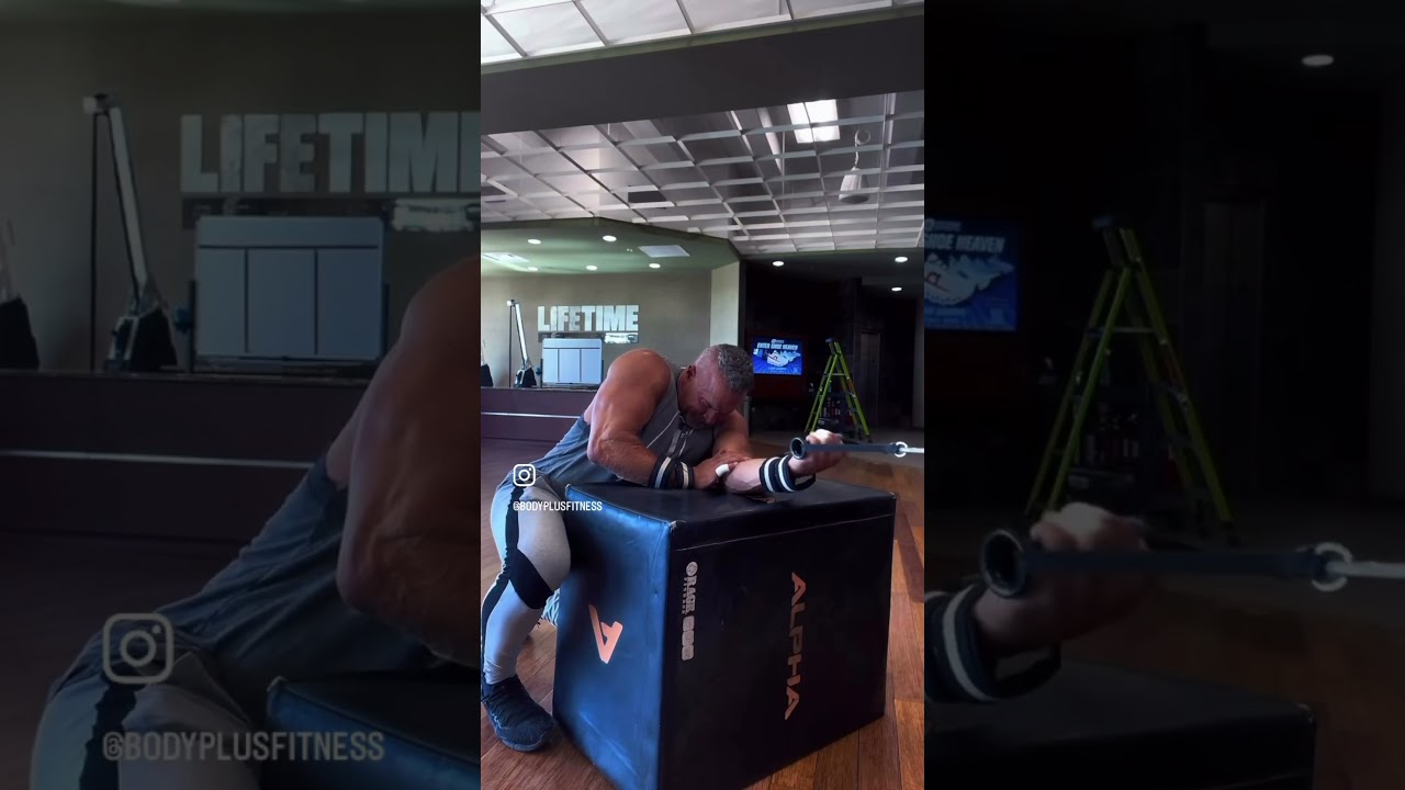 One arm cable wristcurls off a platform bench are a great way to isolate your forearm.