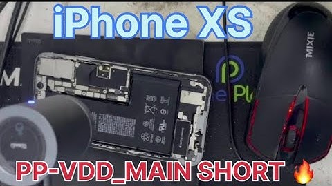 iPhone XS PP-VDD _MAIN SHORT NO POWER #iphonerepair #apple #appleiphone #repairmobile