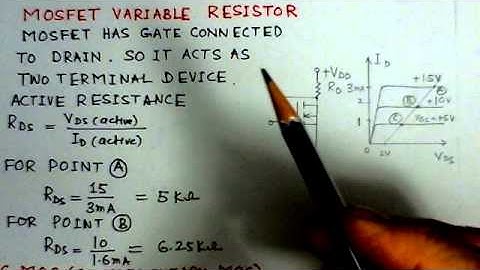 Key Points For The Solution of MOSFET Problems-Analog Circuits