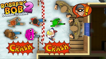 Robbery Bob 2 - All Costumes Funny Gameplay Part 77