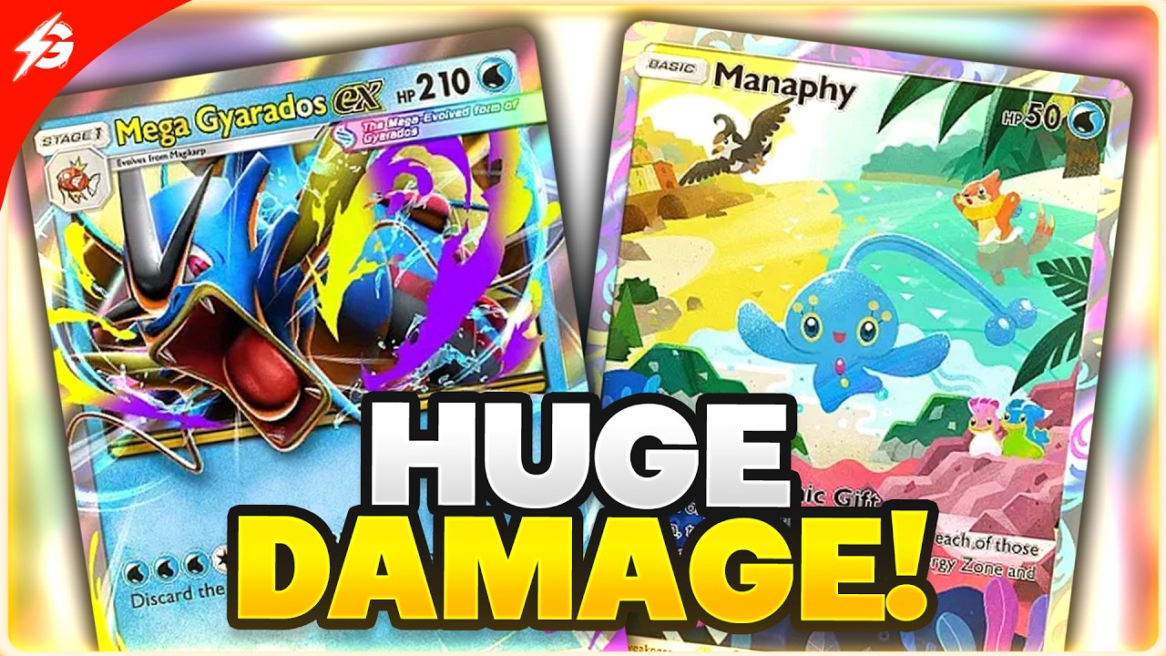 mega gyarados pokemon cards Blast Off with Mega Gyarados-EX!
