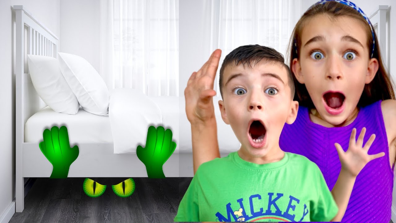 Monster under my bed story for kids YouTube