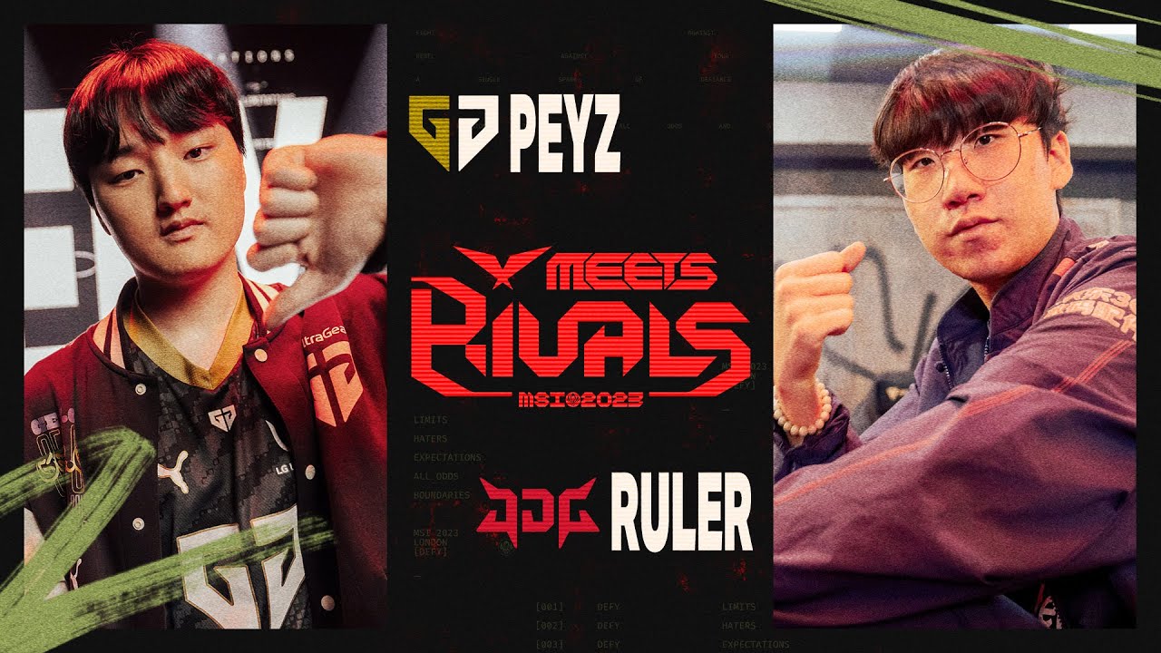 [LCK MEETS RIVALS] Peyz vs Ruler - YouTube