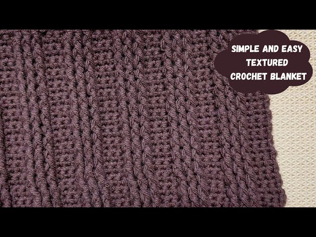 5 Easy and Quick Written Crochet Blanket Patterns for Beginners - with -  Secret Yarnery