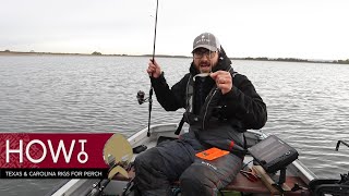 How to Fish Texas and Carolina Rigs for Perch