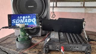 como hacer funcionar un power amplificador de carro sin bateria