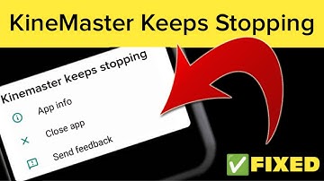 Kinemaster Keeps Stopping Problem | How To Fix Kinemaster Not Opening Error