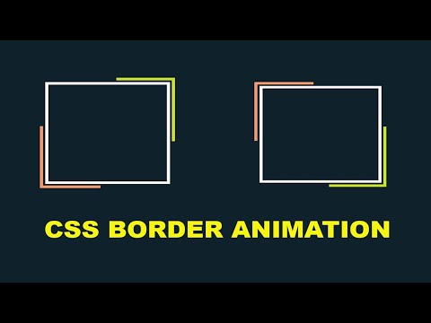 CSS Border Animation Effect with HTML and CSS