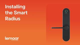 How to install a radius smart lock in 2 minutes