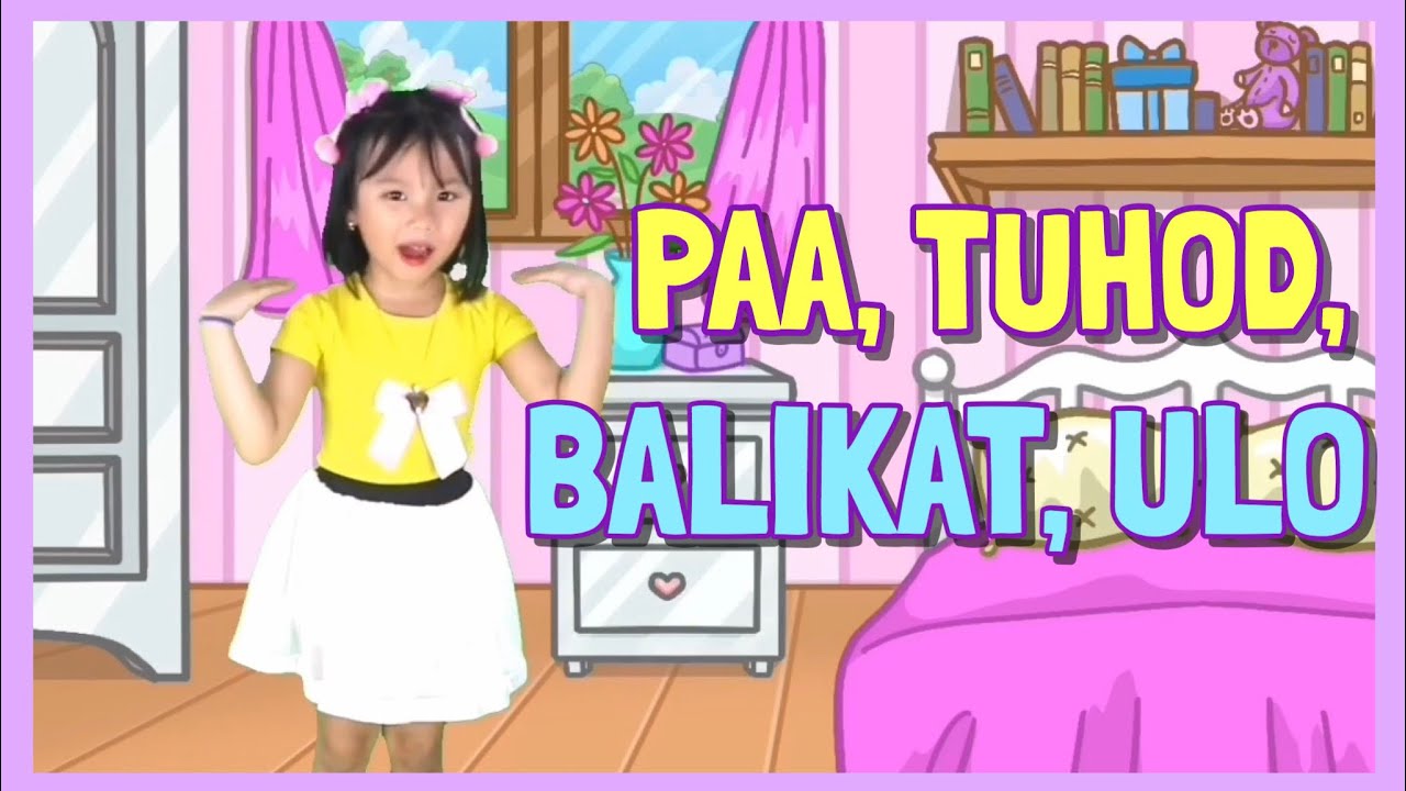 Paa Tuhod Balikat Ulo  Awiting Pambata  Tagalog Nursery Rhymes  iLahs Magical Corner
