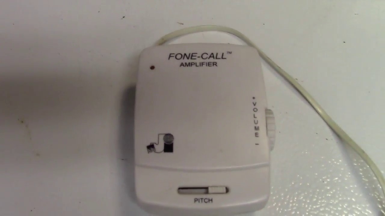 "FoneCall" Telephone Handset Amplifier YouTube