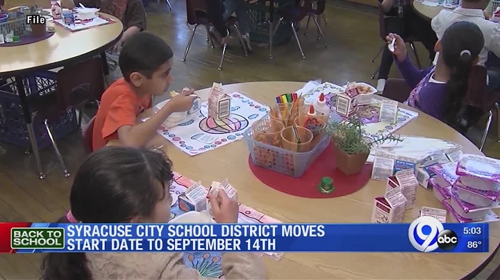 Syracuse City School District moves start date to Sept. 14